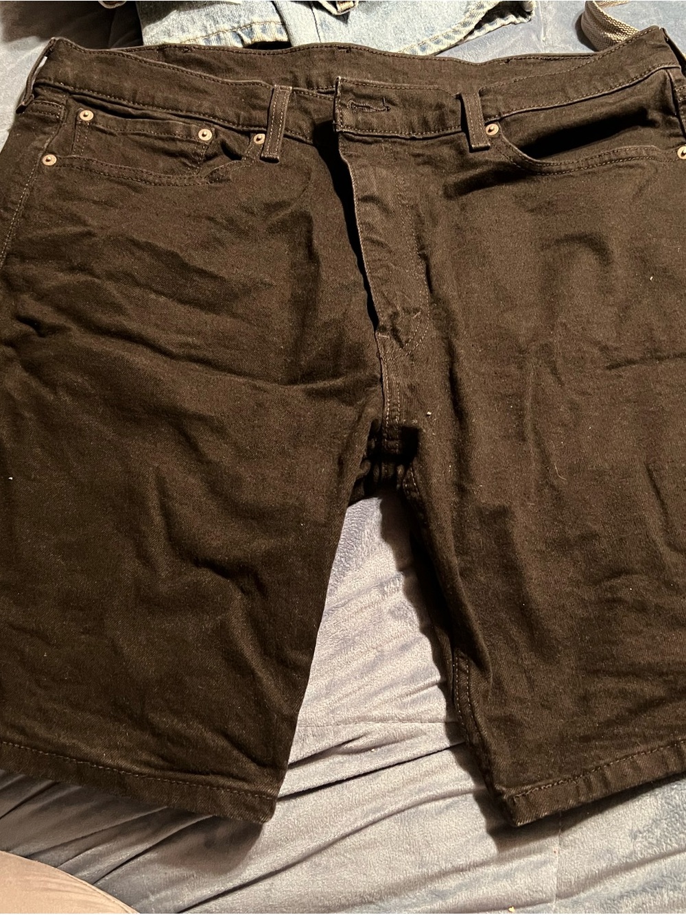 Levi's Black Denim Jean Shorts